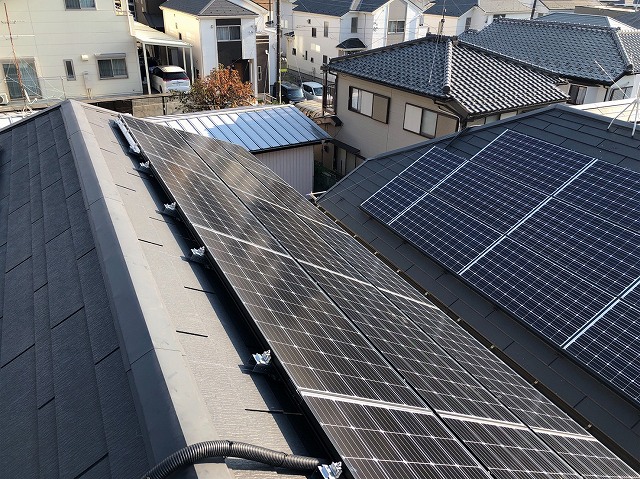 柏市　Ｎ様　長州産業8.26kW太陽光発電+EIBS7＋オール電化設置工事のサムネイル