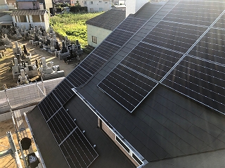 銚子市　Ｉ様　カナディアンソーラー7.37kW太陽光発電+EIBS7設置工事のサムネイル