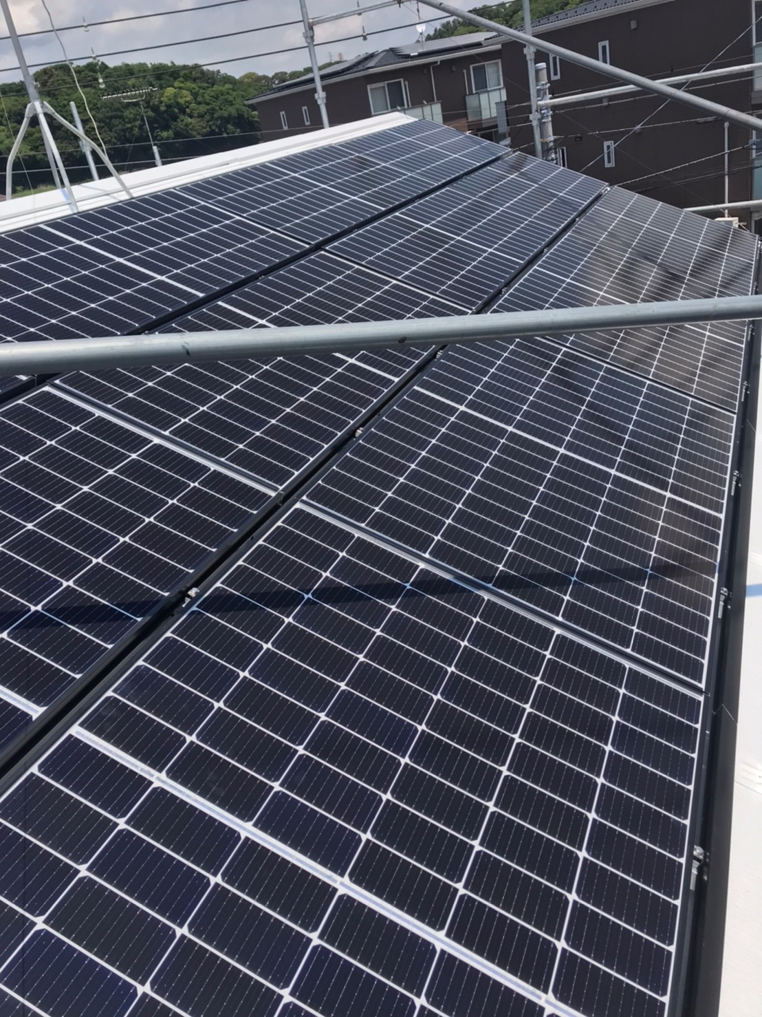 千葉市　S様　長州産業3.144kW太陽光+屋根塗装工事設置工事のサムネイル