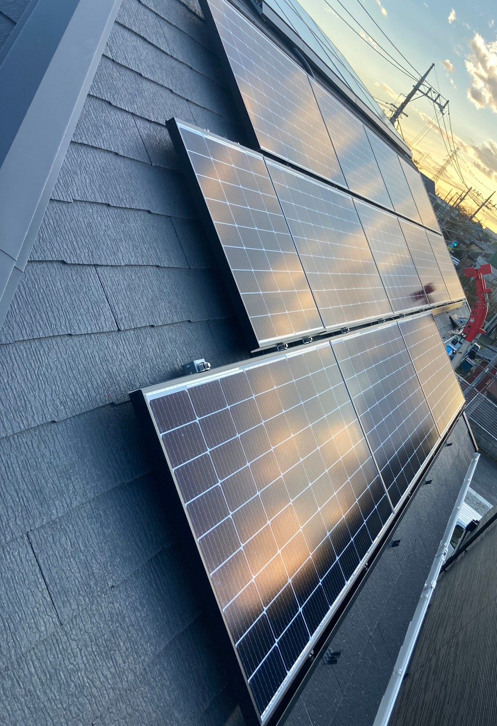 練馬区　S様　長州産業4.009kW太陽光+スマートマルチ9.8kWh蓄電池設置工事のサムネイル
