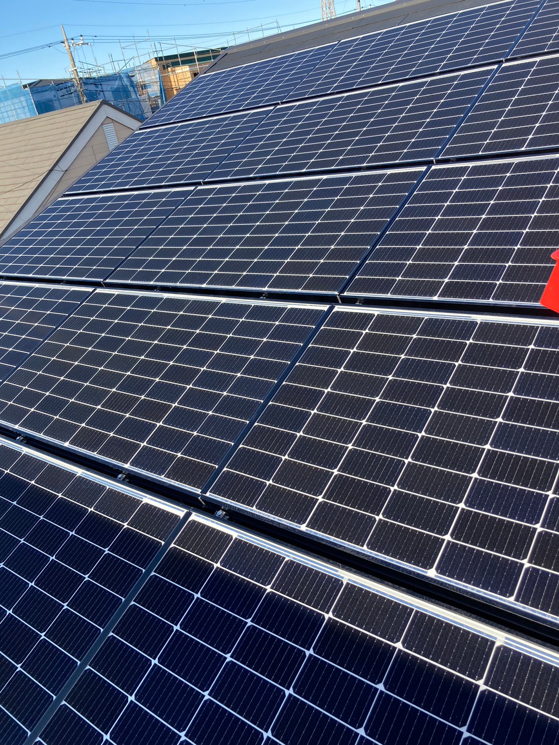 松戸市　O様　長州産業5.015kW太陽光+スマートマルチ9.8kWh蓄電池設置工事のサムネイル