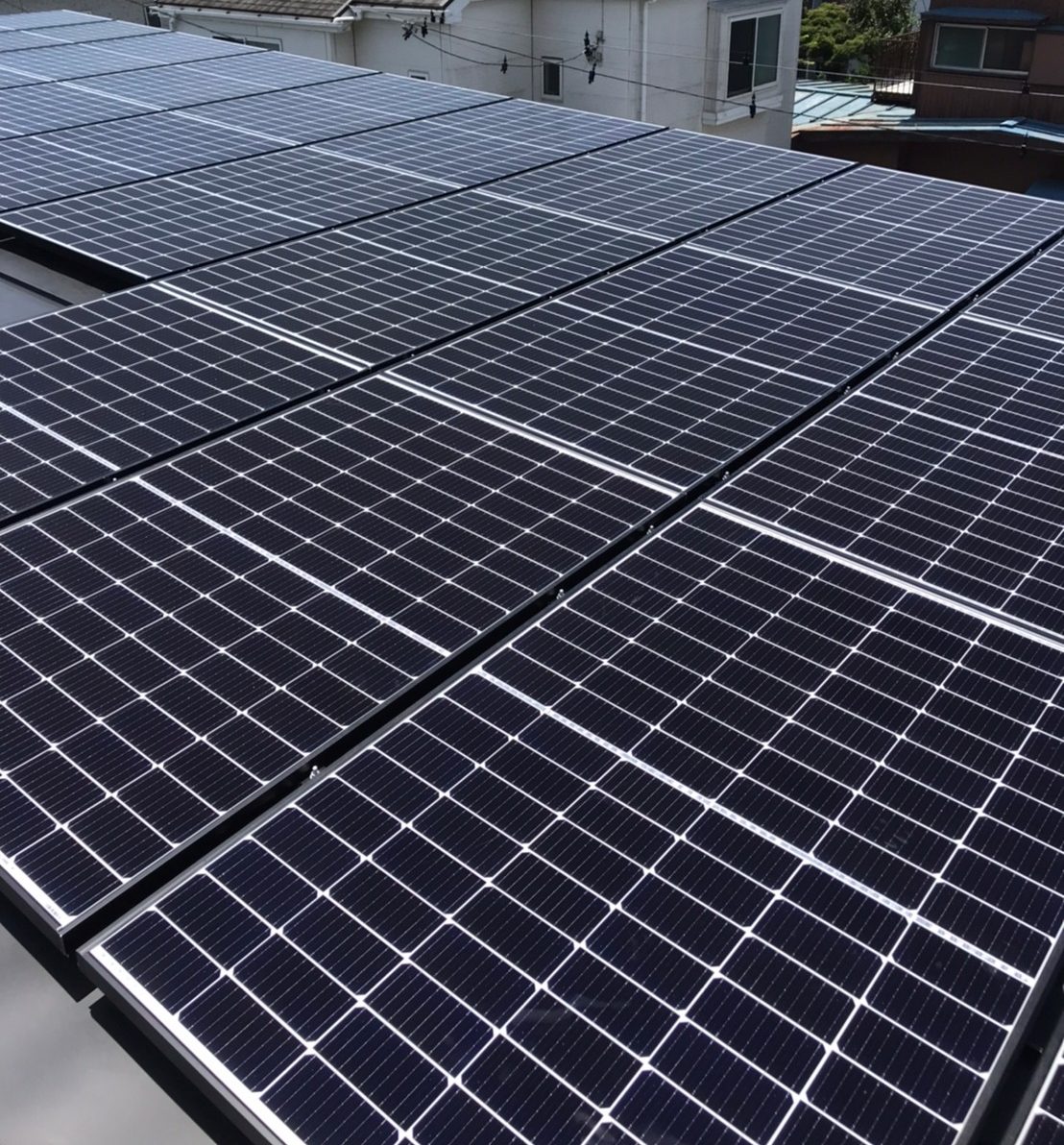 練馬区　O様　長州産業8.478kW太陽光発電+スマートマルチ16.4蓄電池設置工事のサムネイル